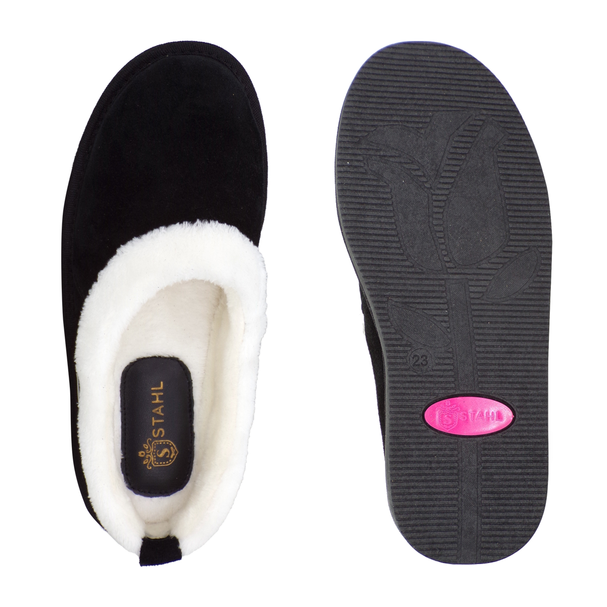 Foto 4 pulgar | Pantuflas Súper Calientitas Stahl Modelo 3594 color Negro de Gamuza