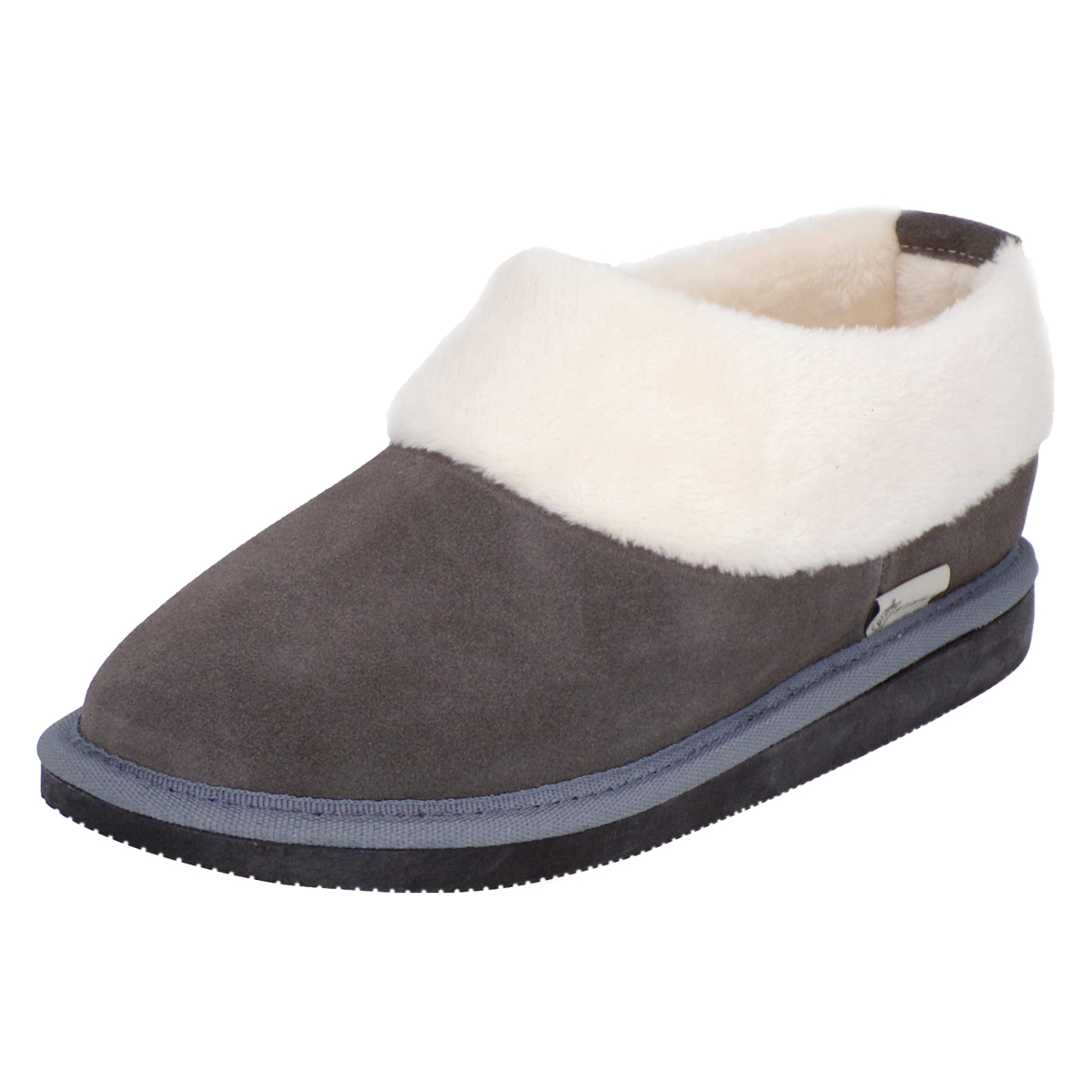 Pantuflas Tipo Bota Stahl Modelo 3889 color Gris de Gamuza