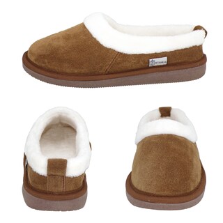 Foto 2 | Pantuflas Súper Calientitas Stahl Modelo 3594 color Beige de Gamuza
