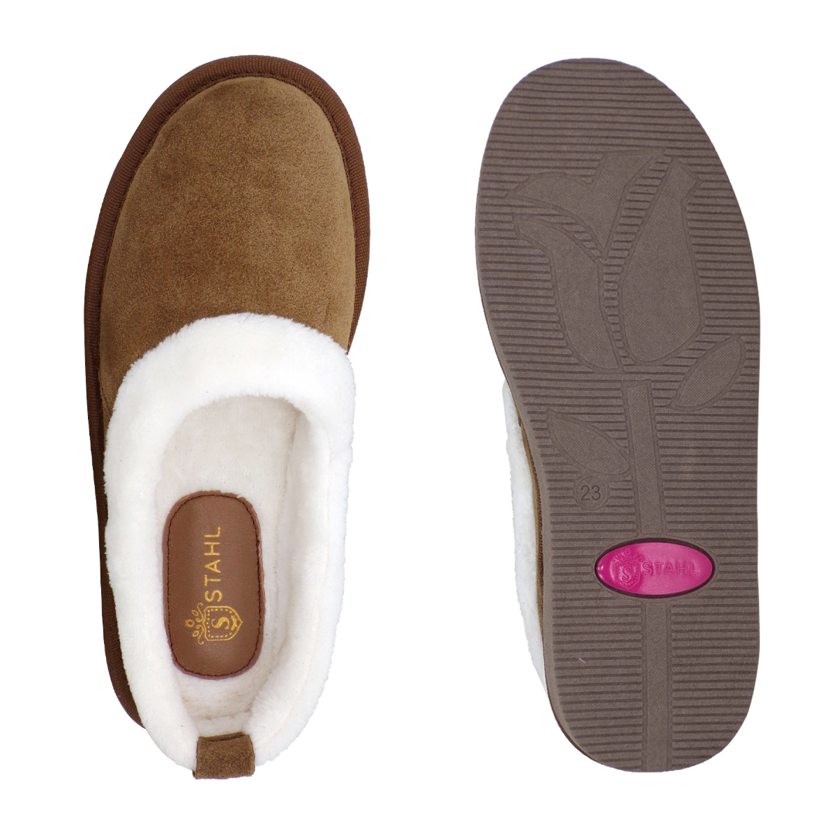 Foto 4 pulgar | Pantuflas Súper Calientitas Stahl Modelo 3594 color Beige de Gamuza