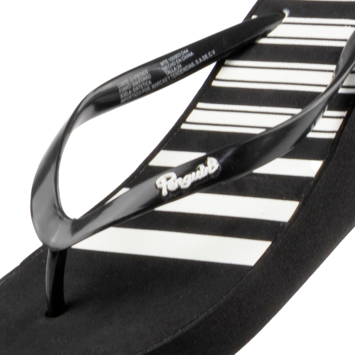 Foto 4 pulgar | Sandalias Penguin Style Mia color Negro para Mujer