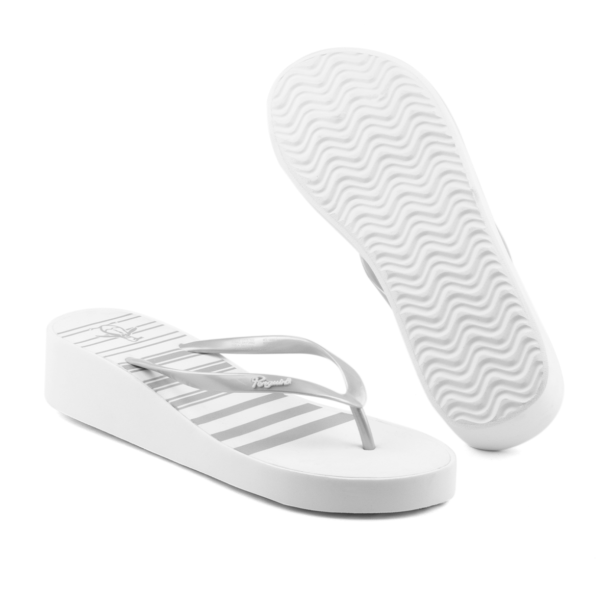 Foto 2 pulgar | Sandalias Penguin Style Mia color Blanco para Mujer