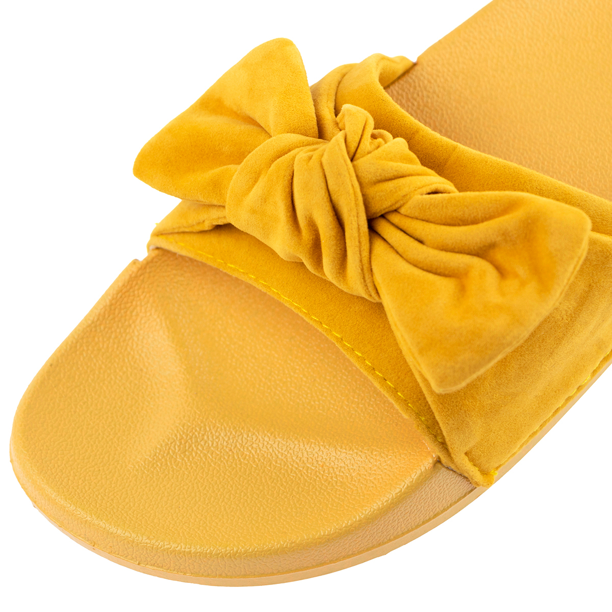 Foto 3 pulgar | Sandalia Original Penguin Slides Style Joana color Amarillo para Mujer