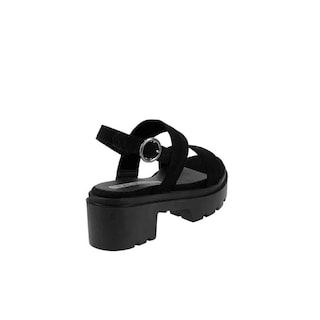 Foto 2 | Sandalias Real Jungle color Negro para Mujer Plataforma Casual