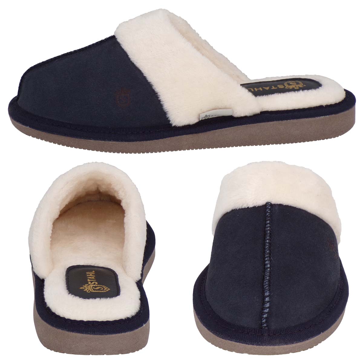 Foto 2 | Pantufla Stahl 3926 color Azul para Mujer