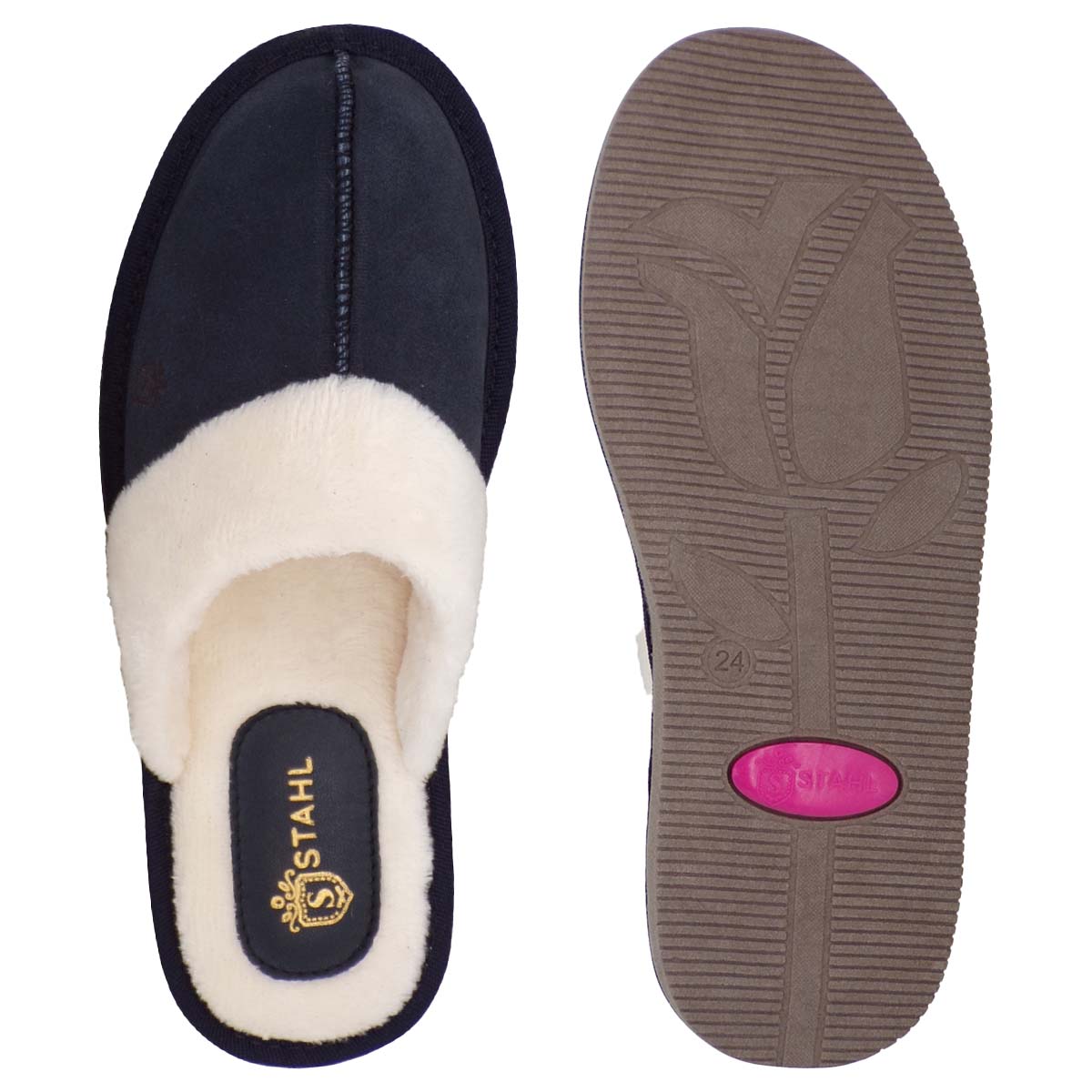 Foto 4 pulgar | Pantufla Stahl 3926 color Azul para Mujer