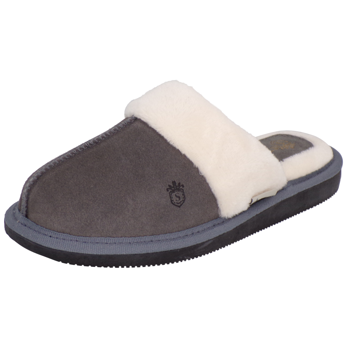 Foto 2 pulgar | Pantufla Stahl 3926 color Gris de Gamuza para Mujer