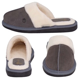 Foto 2 | Pantufla Stahl 3926 color Gris de Gamuza para Mujer