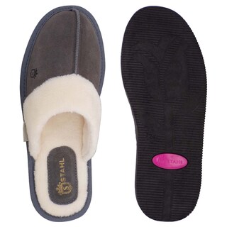 Foto 3 | Pantufla Stahl 3926 color Gris de Gamuza para Mujer