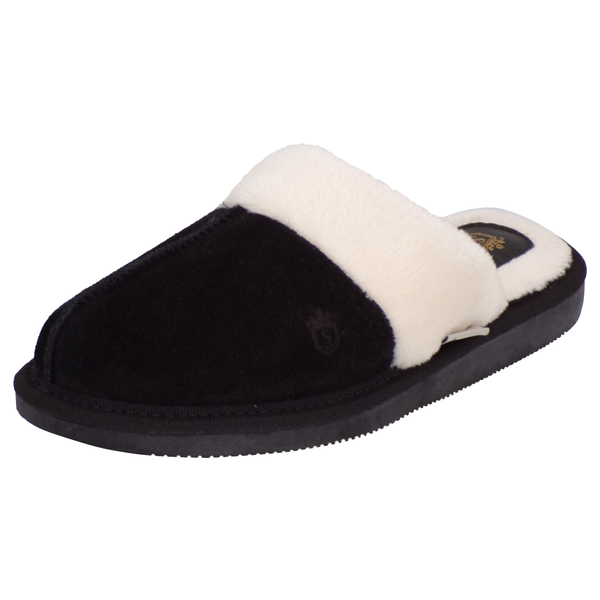 Foto 2 pulgar | Pantufla Stahl 3926 color Negro de Gamuza para Mujer