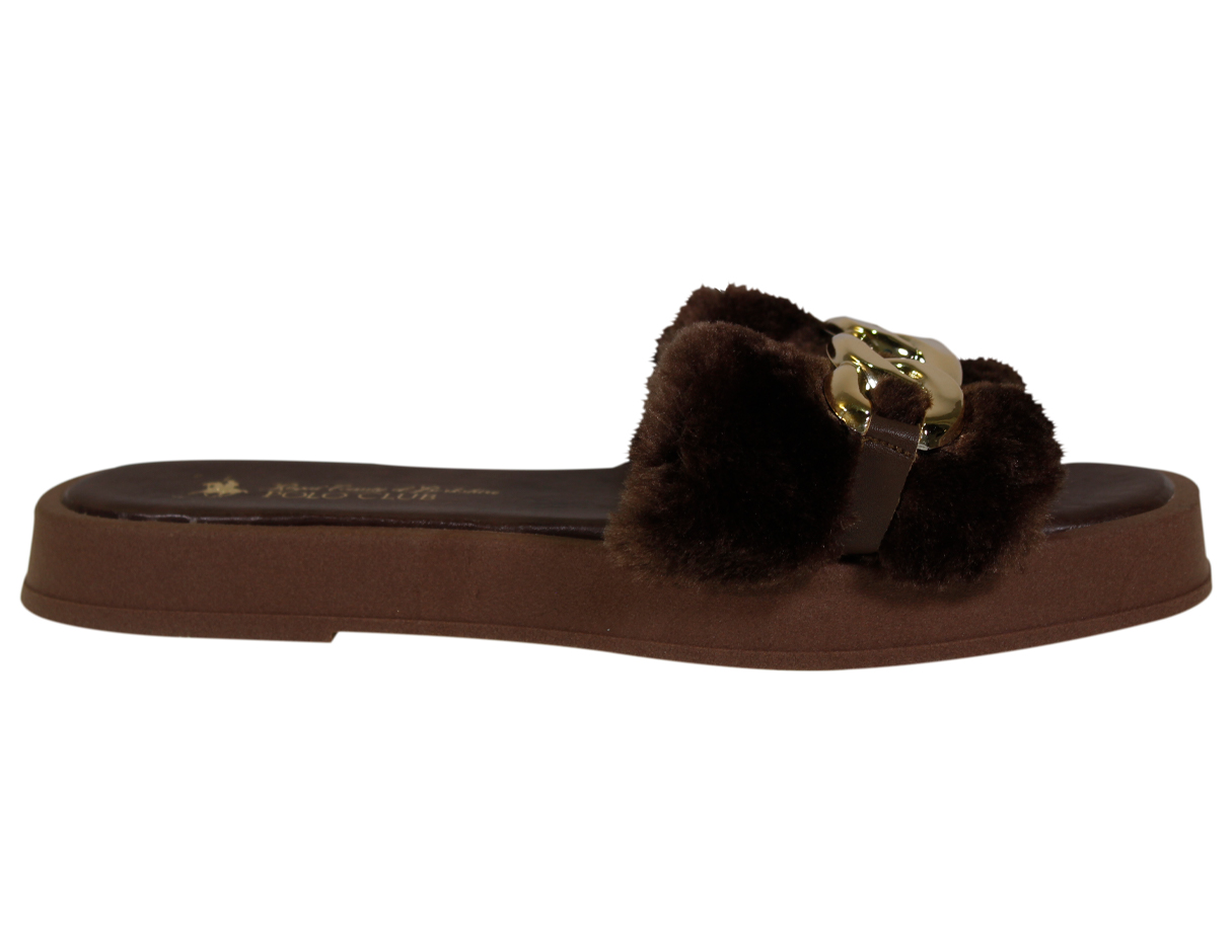 Foto 2 | Sandalias Polo Club para Mujer Pc1537 color Vino