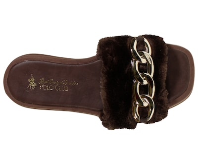 Foto 3 | Sandalias Polo Club para Mujer Pc1537 color Vino
