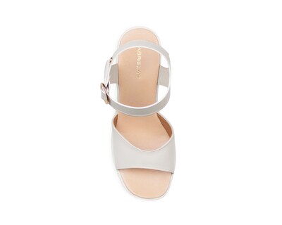 Foto 3 | Sandalia Color Beige Hebilla Material Sintetico