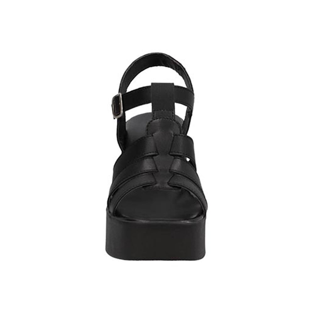 Foto 6 pulgar | Zapato Tacón Ancho Vitalia 423 Negro Para Dama Plataforma Casuales Tallas 22 A 26.5 M