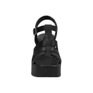 Foto 5 | Zapato Tacón Ancho Vitalia 423 Negro Para Dama Plataforma Casuales Tallas 22 A 26.5 M