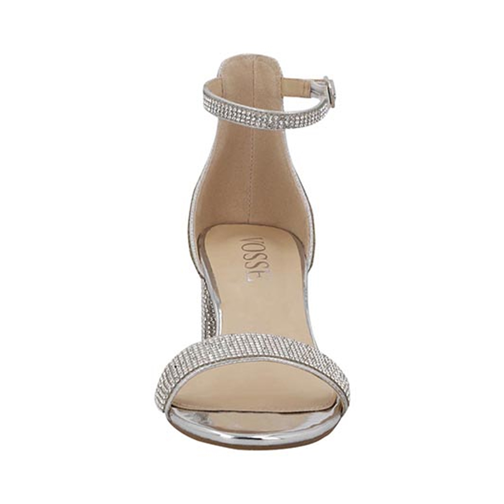Foto 6 pulgar | Sandalias con Tacón Vosse Larin Plata para Mujer