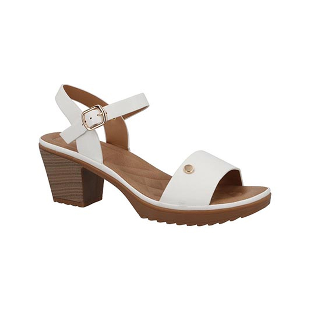 Sandalia con Tacon para  Mujer Vosse Vs324 Blanco