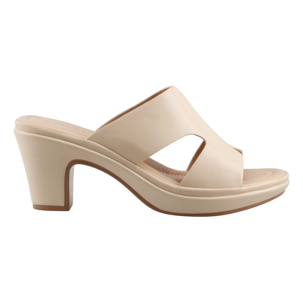 Foto 2 pulgar | Sandalia Mujer Vosse Vs554 Beige Tacon Bajo Elegantes Sandalia De Vestir Talla 23 A 27 E