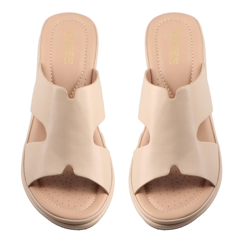 Foto 7 pulgar | Sandalia Mujer Vosse Vs554 Beige Tacon Bajo Elegantes Sandalia De Vestir Talla 23 A 27 E