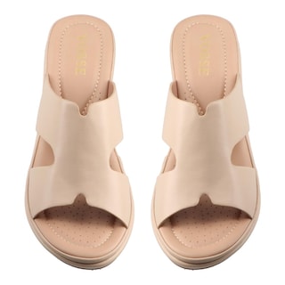 Foto 6 | Sandalia Mujer Vosse Vs554 Beige Tacon Bajo Elegantes Sandalia De Vestir Talla 23 A 27 E