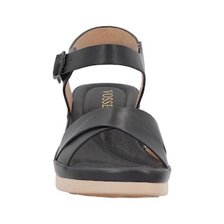 Foto 4 | Sandalia Mujer Vosse Vs355 Negro Zapato Tacón Ancho Bajo Casuales Talla 23 A 27 E
