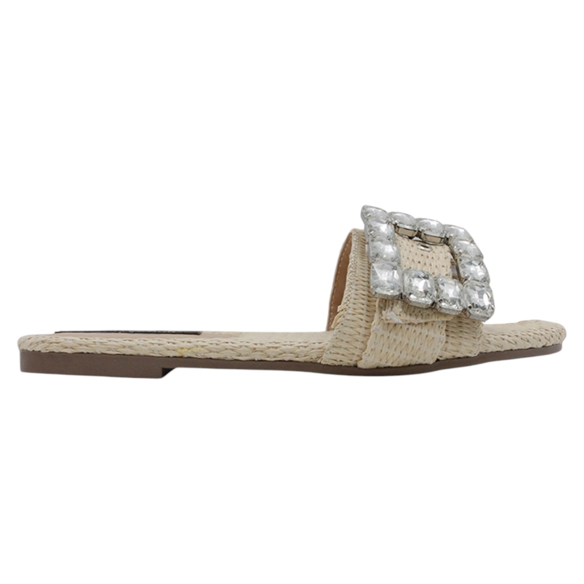 Foto 3 pulgar | Sandalias De Piso Exterior Textil Color Beige  Para Mujer De Rbcollection