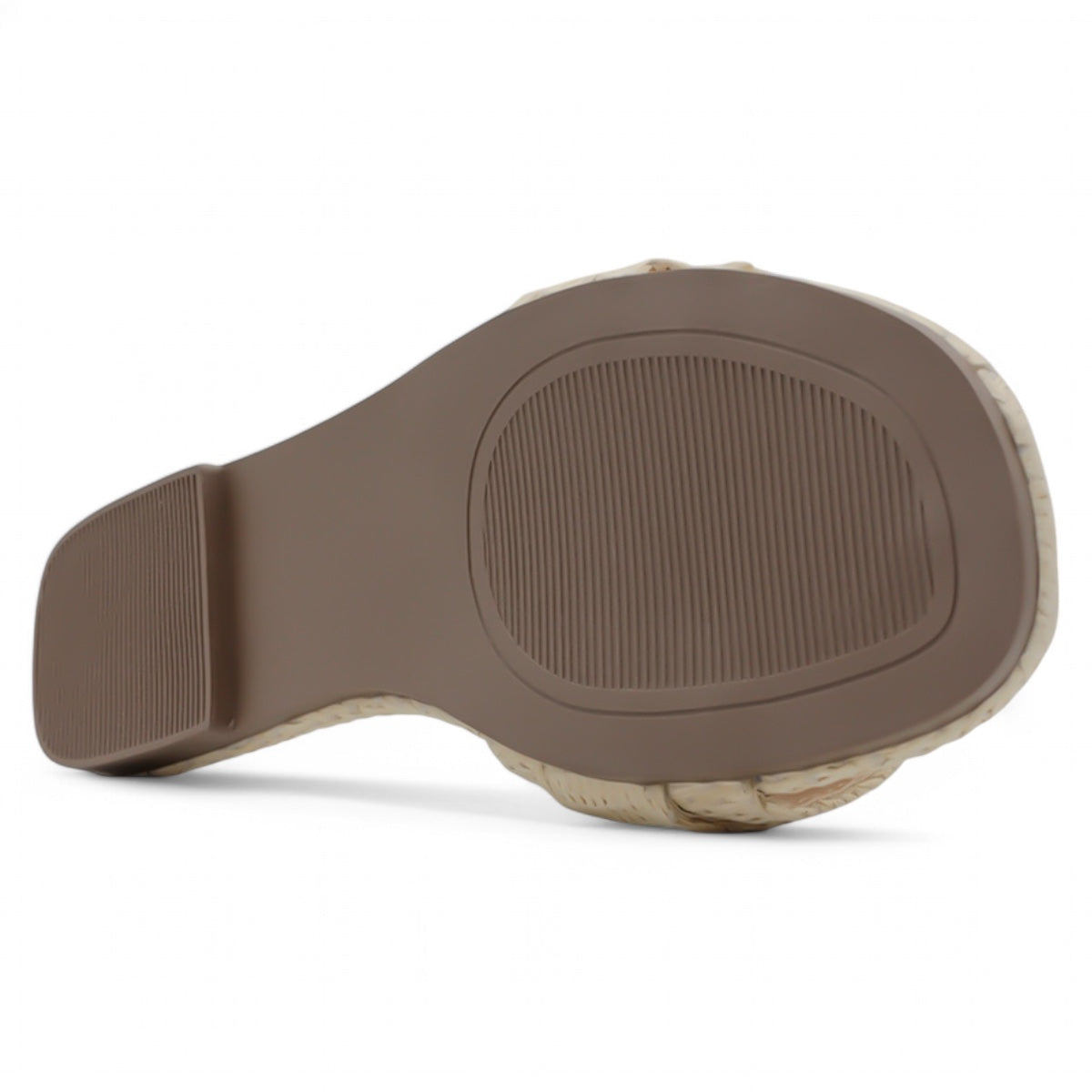 Foto 5 pulgar | Sandalias De Piso Exterior Textil Color Beige  Para Mujer De Rbcollection