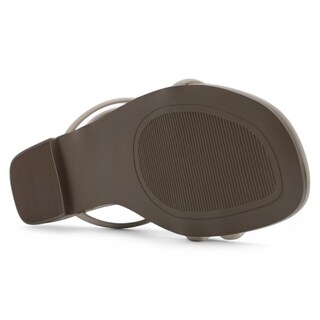 Foto 4 | Sandalias De Piso Exterior Piel Vegana Color Beige Para Mujer De Rbbasics