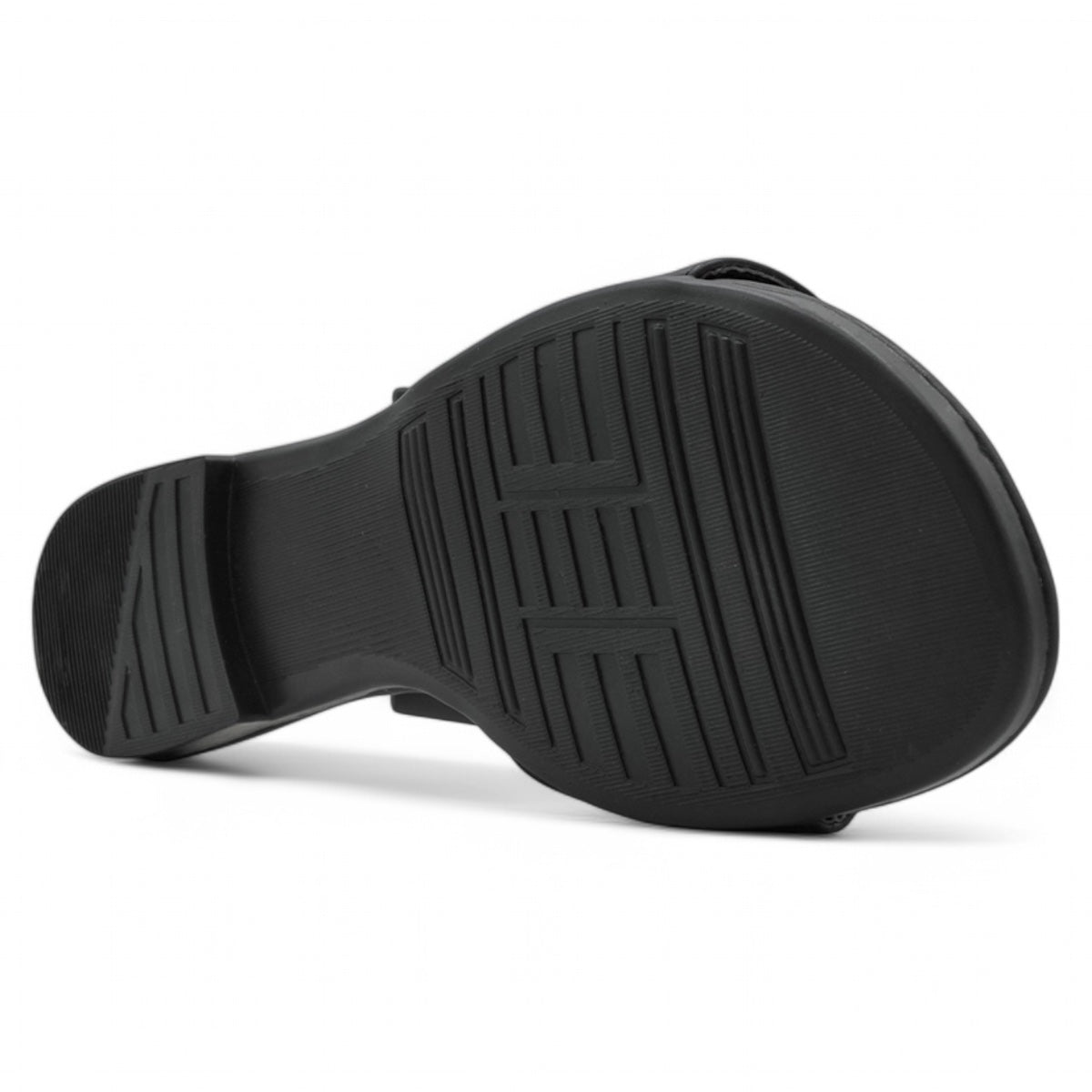 Foto 4 | Sandalias De Piso Exterior Piel Vegana Color Negro Para Mujer De Rbbasics