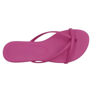 Foto 3 | Sandalias De Piso Exterior Piel Vegana Color Rosa Para Mujer De Rbbasics