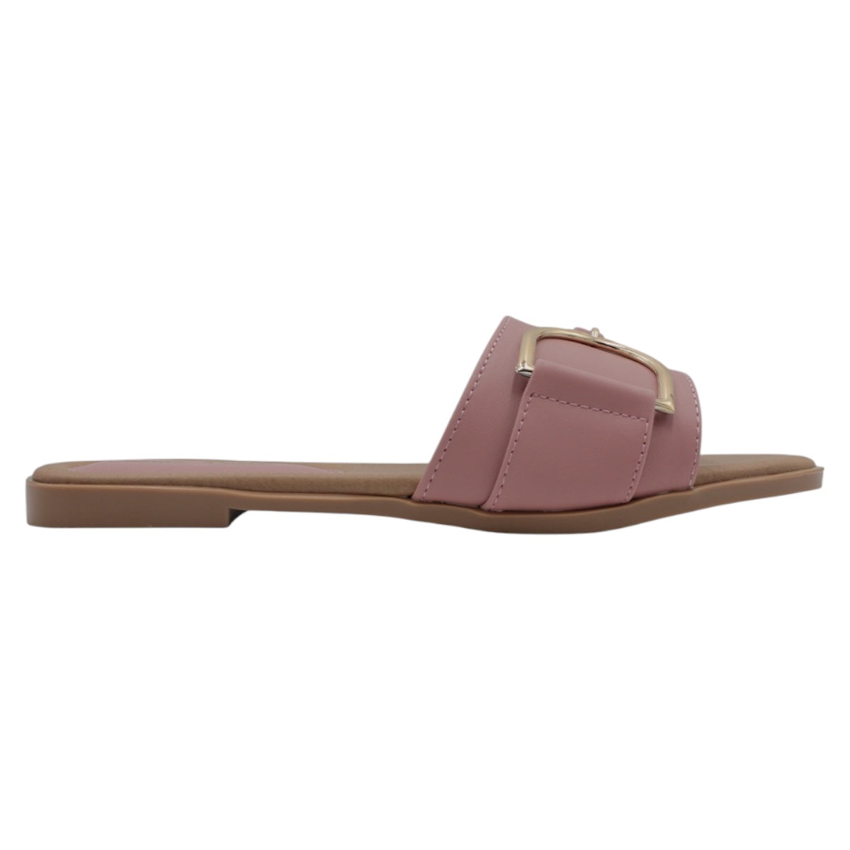 Foto 3 pulgar | Sandalias De Piso Exterior Piel Vegana Color Rosa Para Mujer De Rbcollection