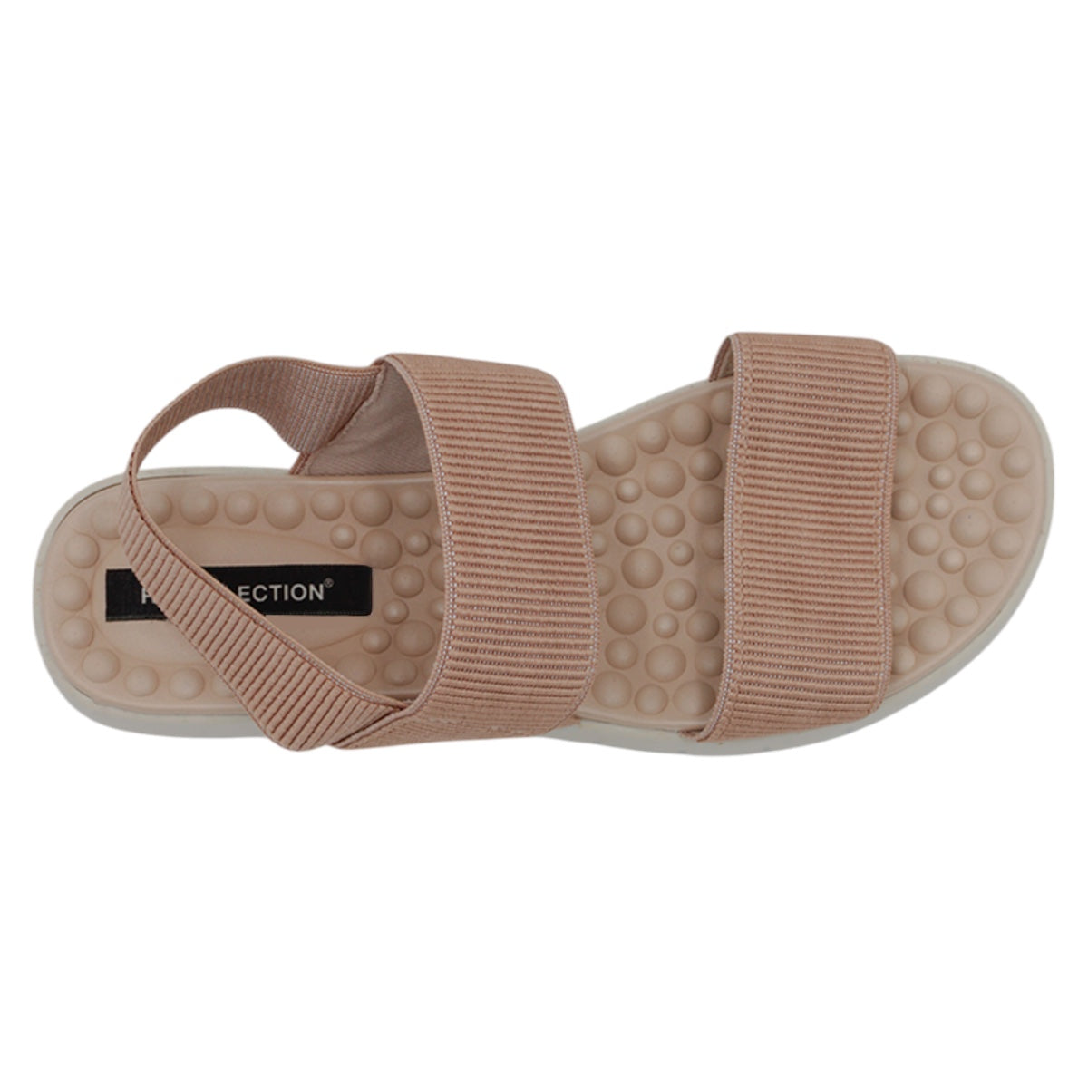 Foto 4 pulgar | Sandalias De Piso Exterior Textil Color Beige  Para Mujer De Rbcollection