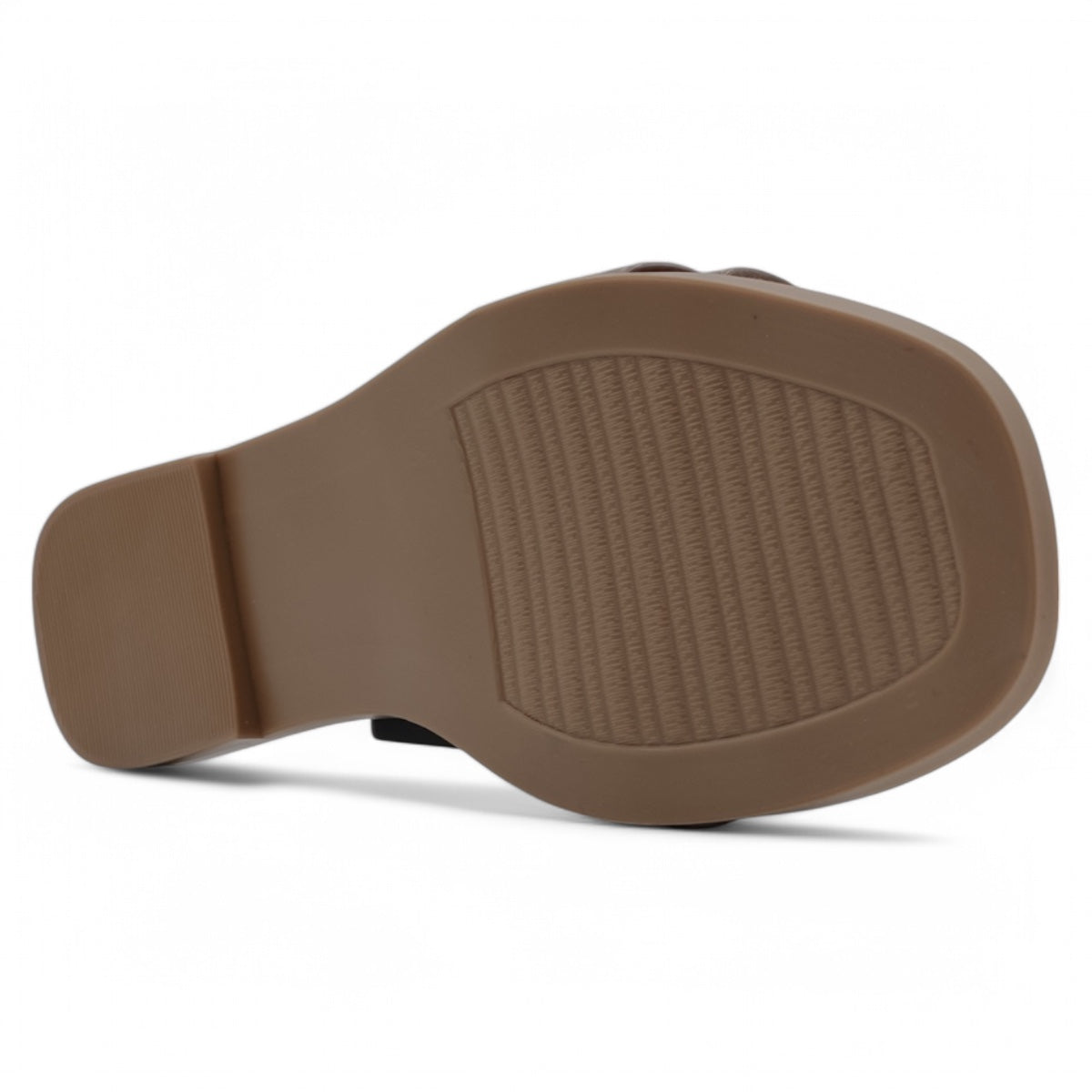 Foto 4 | Sandalias De Piso Exterior Charol Color Café Para Mujer De Rbbasics