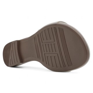 Foto 4 | Sandalias De Piso Exterior Piel Vegana Color Blanco Para Mujer De Rbbasics