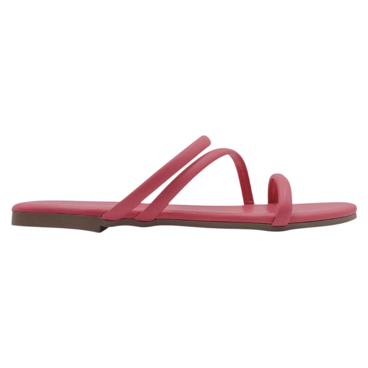 Foto 4 pulgar | Sandalias De Piso Exterior Piel Vegana Color Rosa Para Mujer De Rbbasics