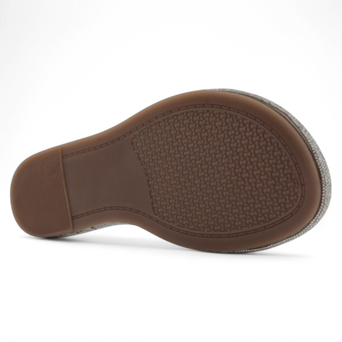 Foto 4 | Sandalias De Piso Exterior Textil Color Plata Para Mujer De Rbcollection