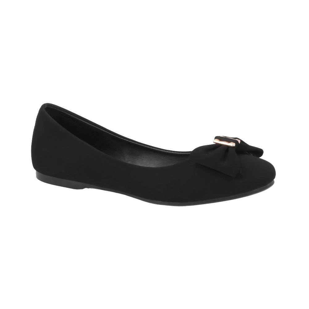 Foto 3 pulgar | Flats Mujer Uh Lulu By Eh! Casual Balerina Negro