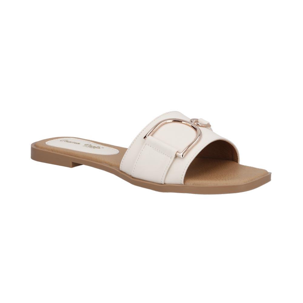 Foto 3 pulgar | Sandalia Mujer Cosmo Paris Casual Piso Comoda Beige