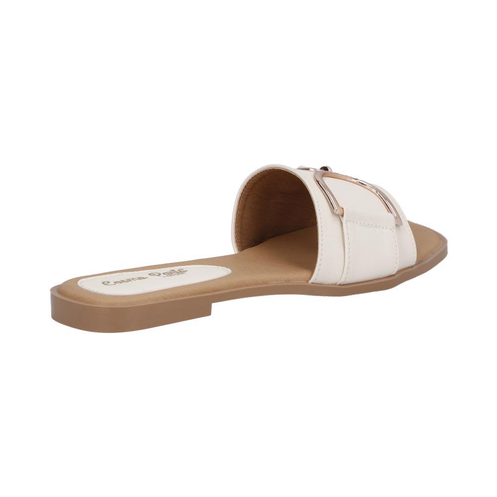 Foto 4 pulgar | Sandalia Mujer Cosmo Paris Casual Piso Comoda Beige