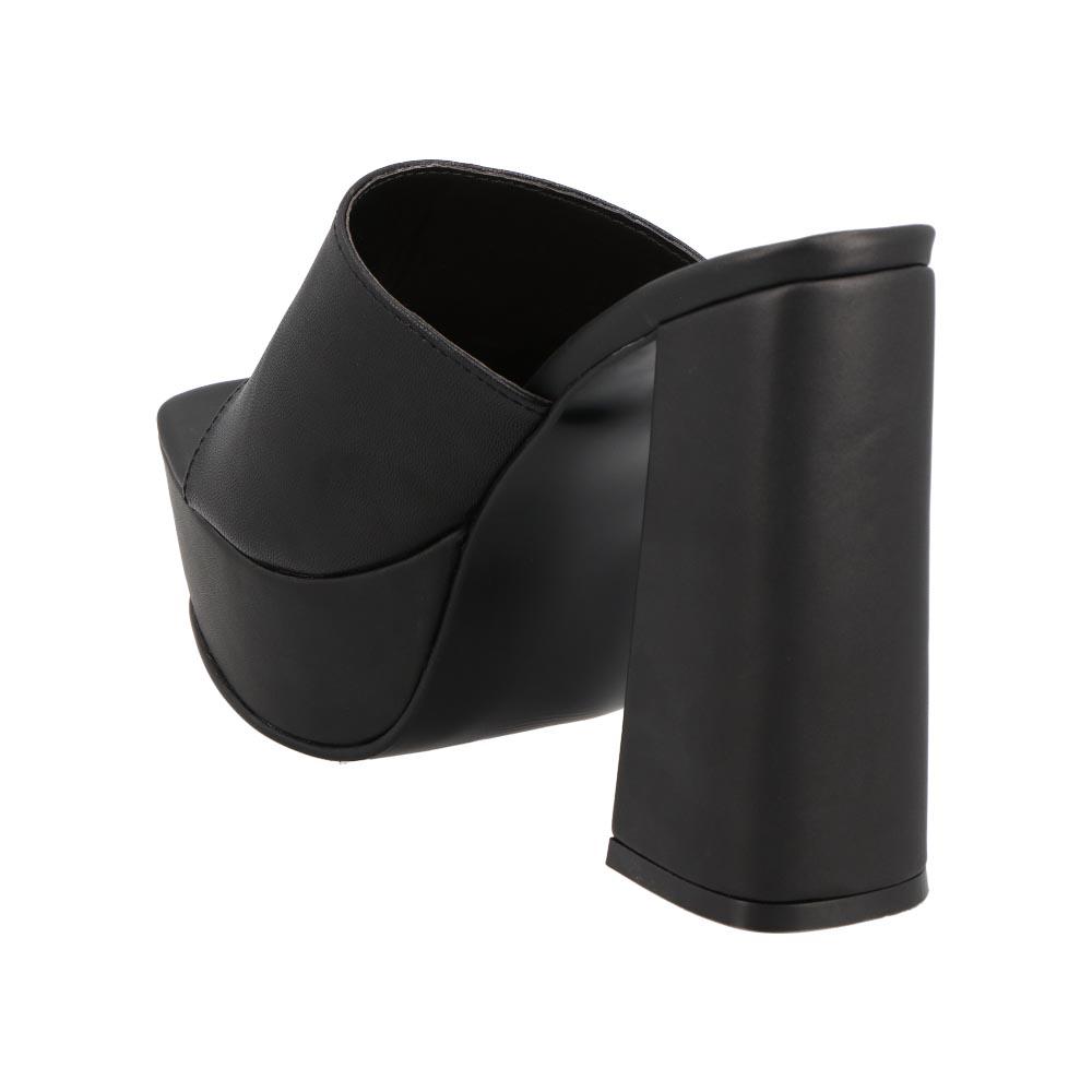 Foto 4 pulgar | Zapatilla Plataforma Mujer Miracol By Mama Lola Tacón Casual Negro