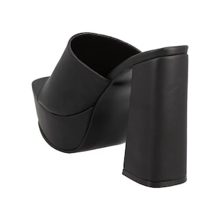 Foto 3 | Zapatilla Plataforma Mujer Miracol By Mama Lola Tacón Casual Negro