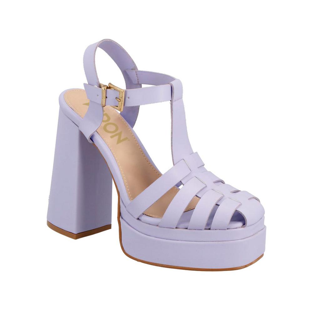 Foto 2 pulgar | Tacones Plataforma Kipon Ligeros Violeta Oscuro para Mujer