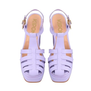 Foto 2 | Tacones Plataforma Kipon Ligeros Violeta Oscuro para Mujer