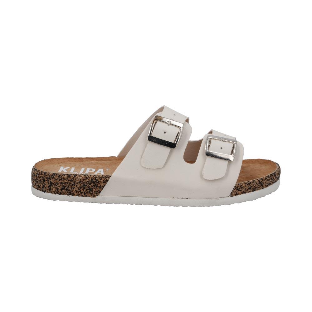 Foto 2 pulgar | Sandalias Mujer Klipa Moda Hebillas Comodas Beige