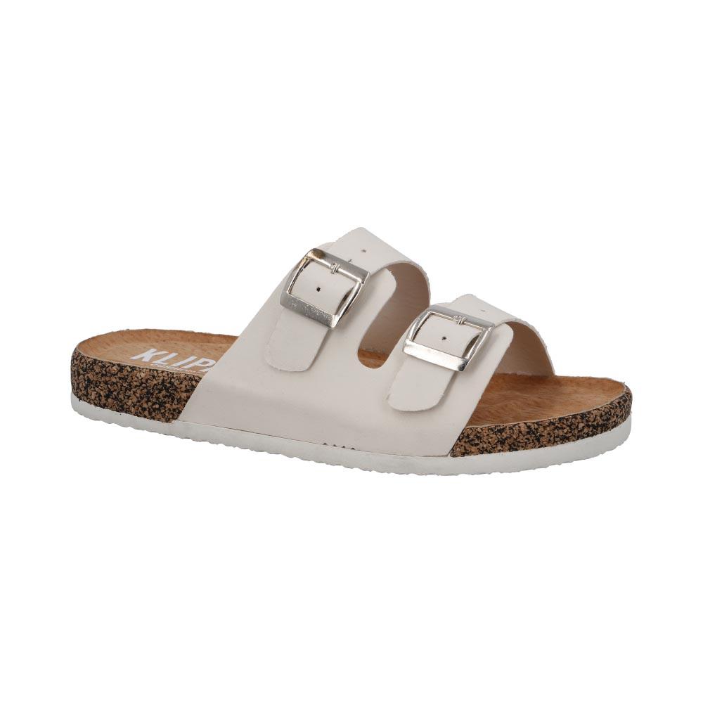 Foto 3 pulgar | Sandalias Mujer Klipa Moda Hebillas Comodas Beige