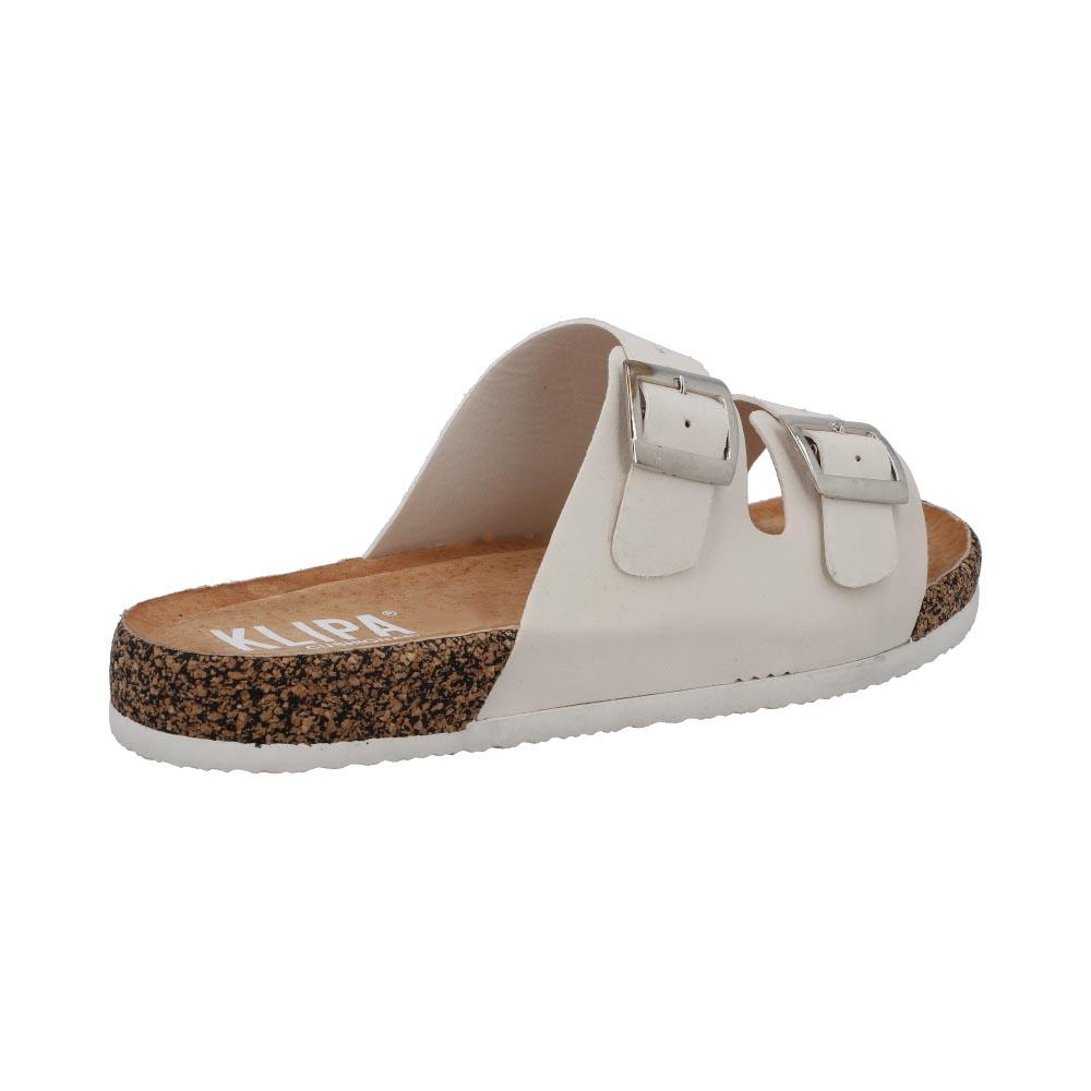 Foto 4 pulgar | Sandalias Mujer Klipa Moda Hebillas Comodas Beige