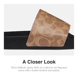 Foto 4 | Sandalias Coach Udele Coated Canvas para Mujer - Venta Internacional