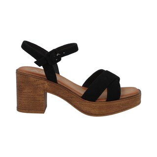 Foto 1 | Sandalias Comodas Aria By Eh! Mujer Dama Casual Negro