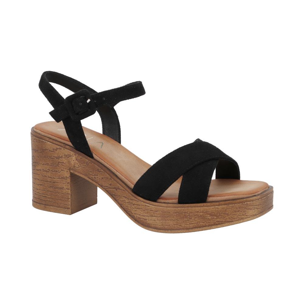 Foto 2 | Sandalias Comodas Aria By Eh! Mujer Dama Casual Negro