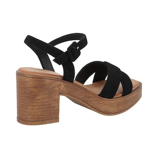 Foto 3 | Sandalias Comodas Aria By Eh! Mujer Dama Casual Negro